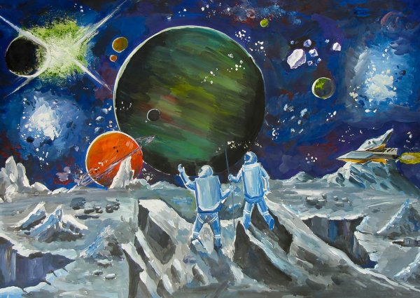 Композиция на тему космос