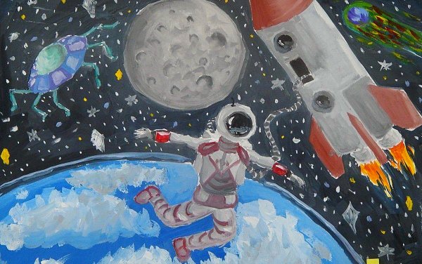Рисунок на тему космос