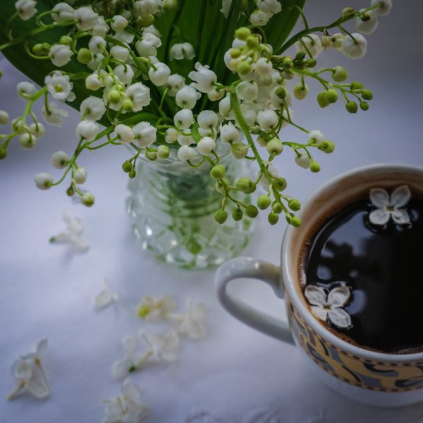 Ландыши в кружке