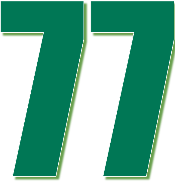 Красивые цифры 77