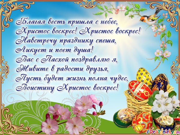 Пасха Христова празднование