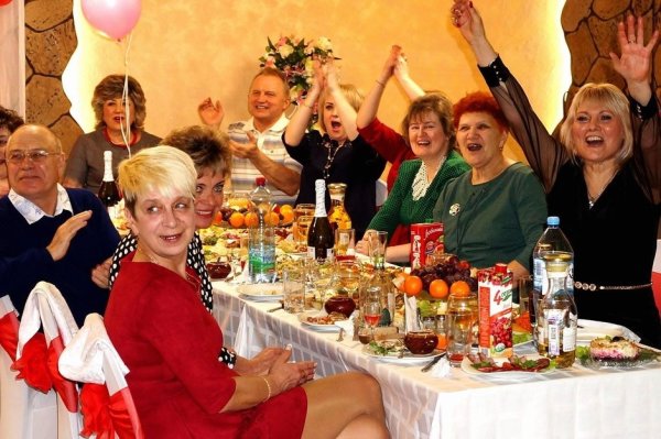 Встреча гостей на день рождения