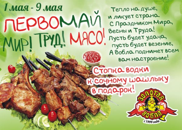 Мир труд май шашлык