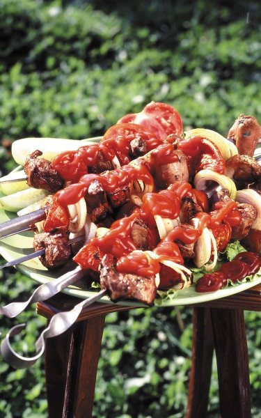 Пикник шашлык на природе