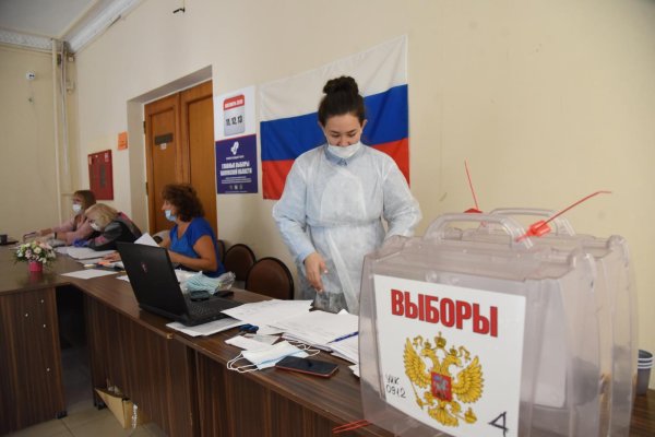 Голосует на выборах