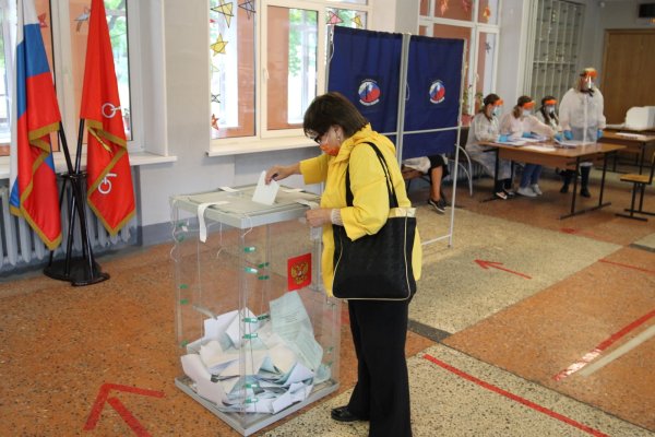 Голосование на избирательном участке