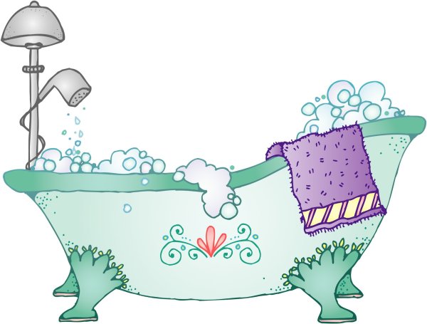 Ванна нарисованная