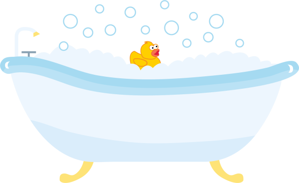 Ванна нарисованная