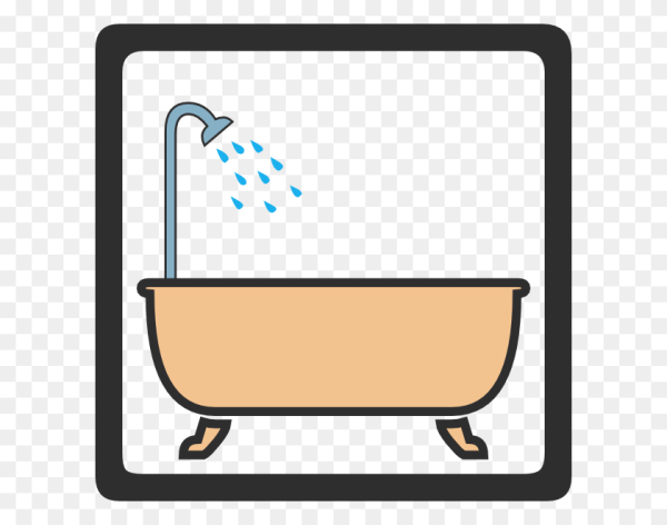 Ванна нарисованная