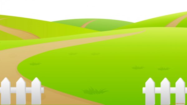 Полянка с заборчиком