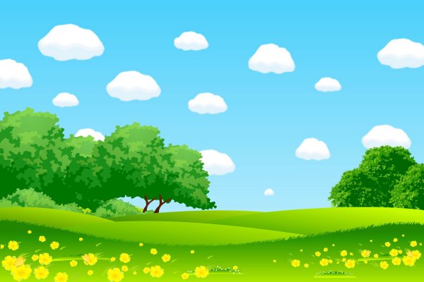 Поле мультяшное