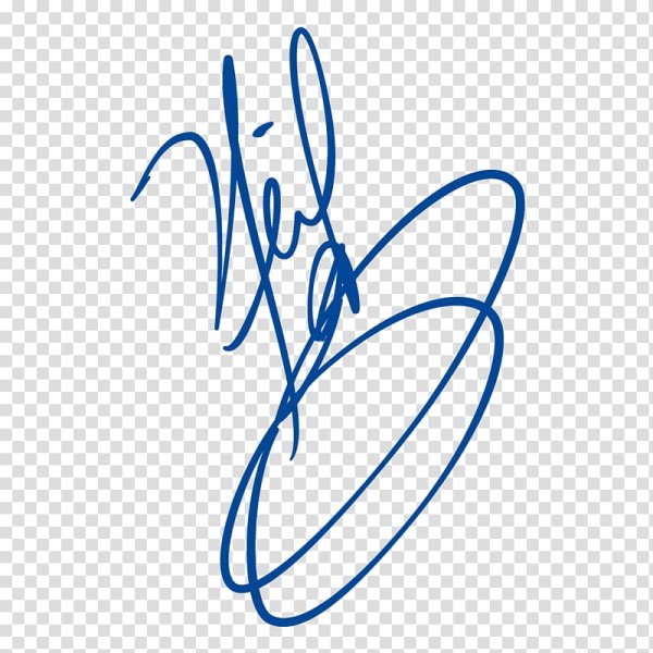 Красивая подпись без фона