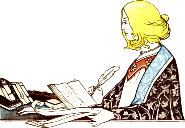 Писатель иллюстрация