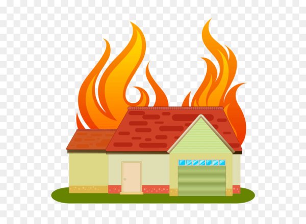 Пожар мультяшный