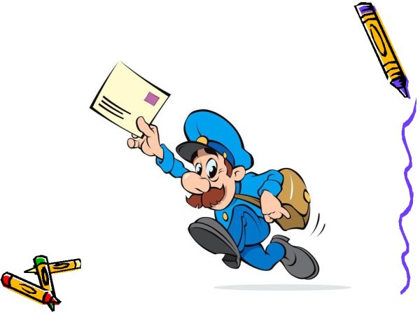 Почтальон мультяшный