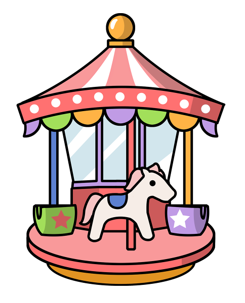 Карусель иллюстрация