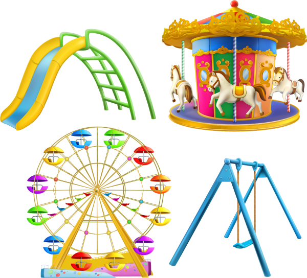 Карусель мультяшная