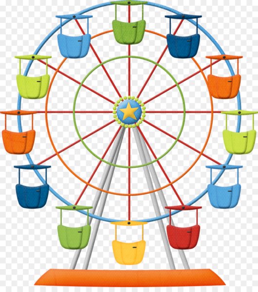 Карусель на прозрачном фоне