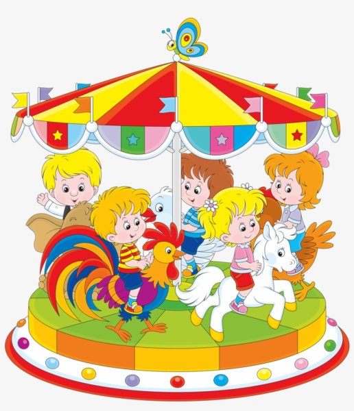 Карусель мультяшная