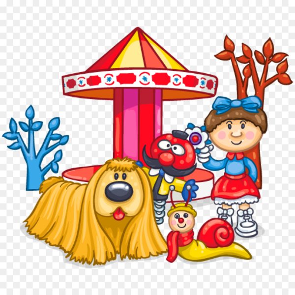 Карусель на прозрачном фоне