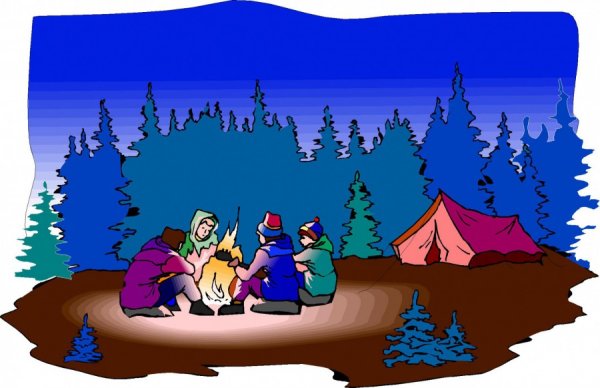 Поход мультяшный