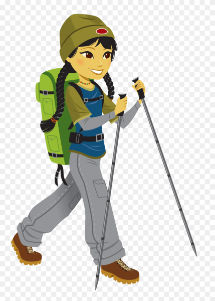 Турист иллюстрация