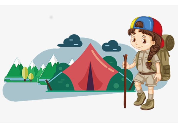 Поход мультяшный