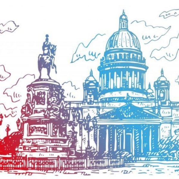 Исаакиевский собор вектор