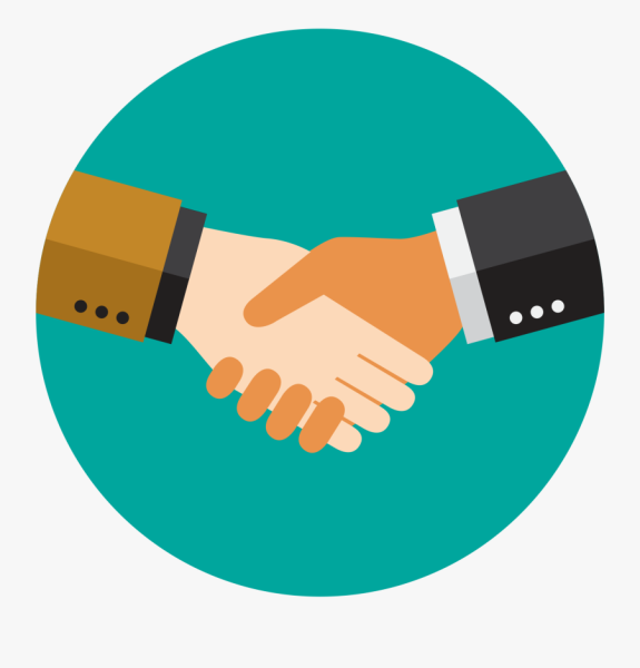 Рукопожатие иконка