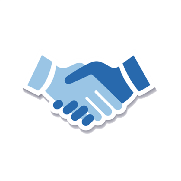 Сотрудничество на прозрачном фоне