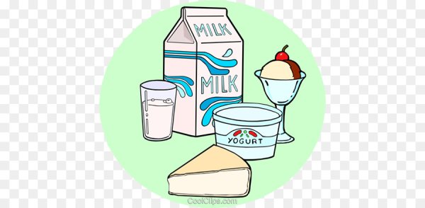 Молочная продукция мультяшная