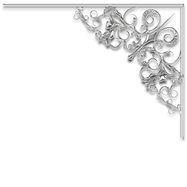 Уголки рамки ажурные