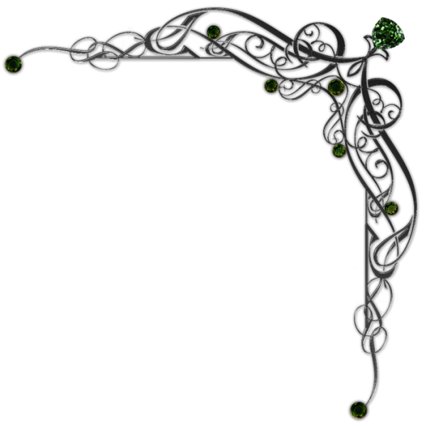 Декоративные уголки для текста