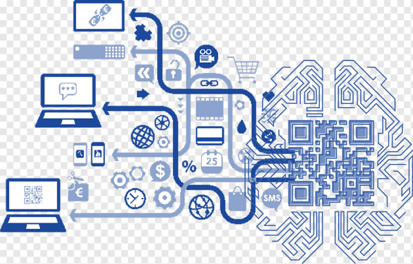 Информационные технологии на белом фоне