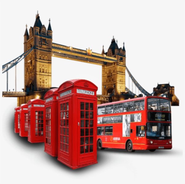 Англия на белом фоне