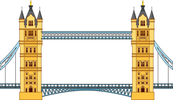Тауэрский мост Лондон вектор