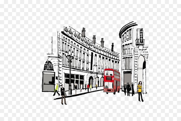 Лондон Векторная иллюстрация