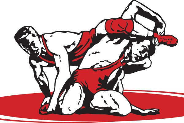 Греко-Римская борьба борец вектор