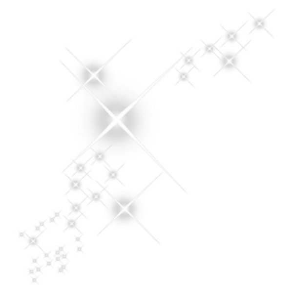 Белая звезда на прозрачном фоне