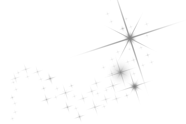 Звезды блики на прозрачном фоне