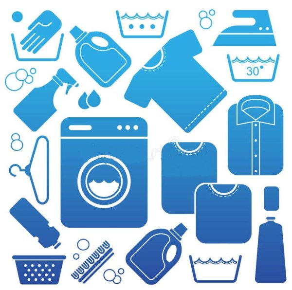 Прачечная химчистка значок