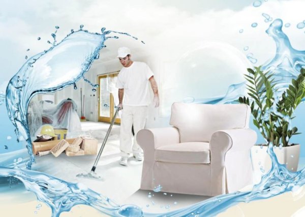 Креативная реклама клининговой компании