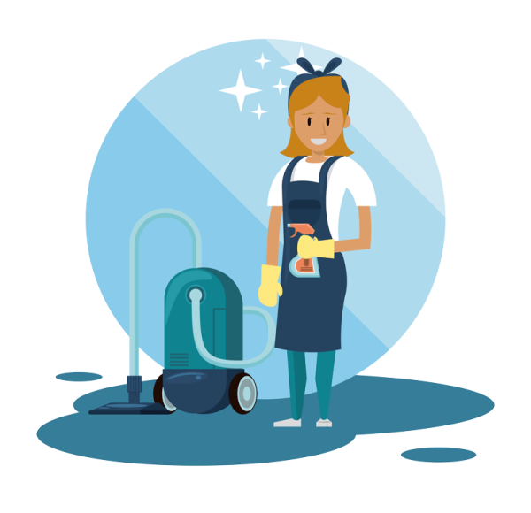 Значок клининга