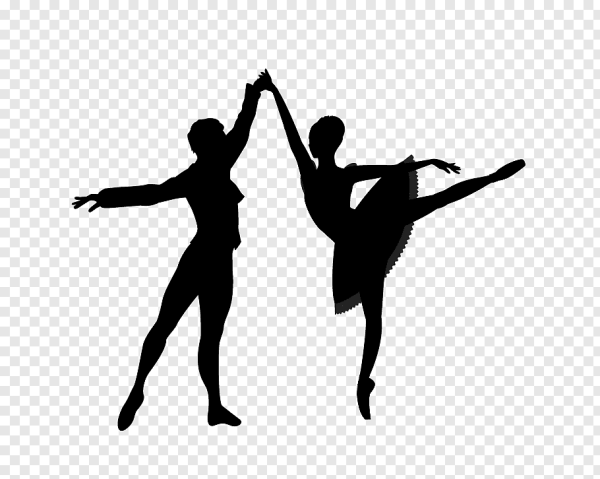 Танец балет силуэт