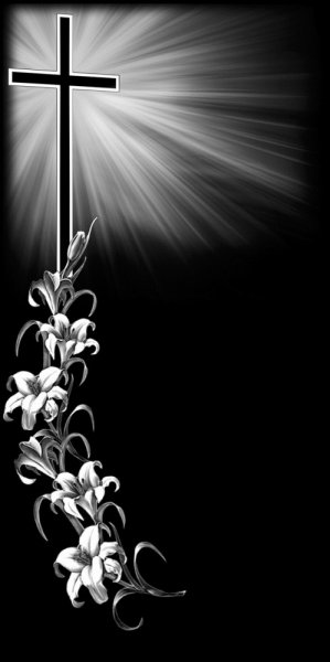 Крестики на гранитных памятниках