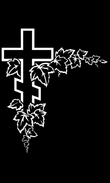 Крест на памятник гравировка