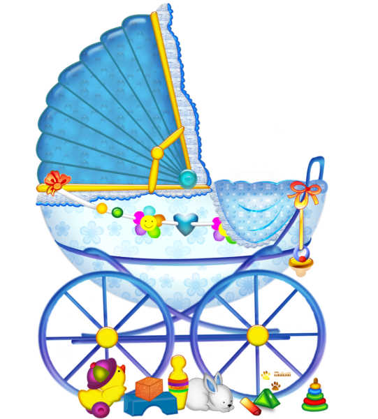 Коляска нарисованная