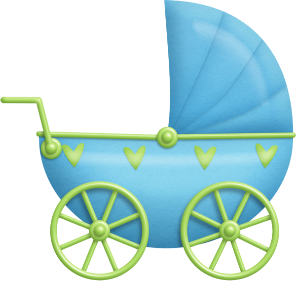 Детские коляски на прозрачном фоне