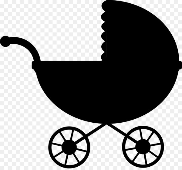 Детская коляска силуэт