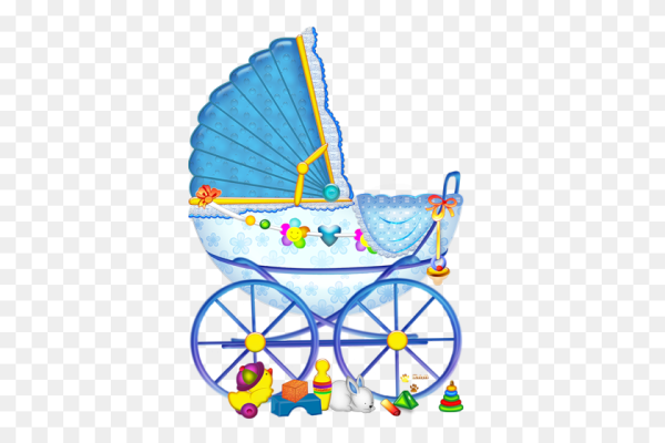 Детская коляска без фона